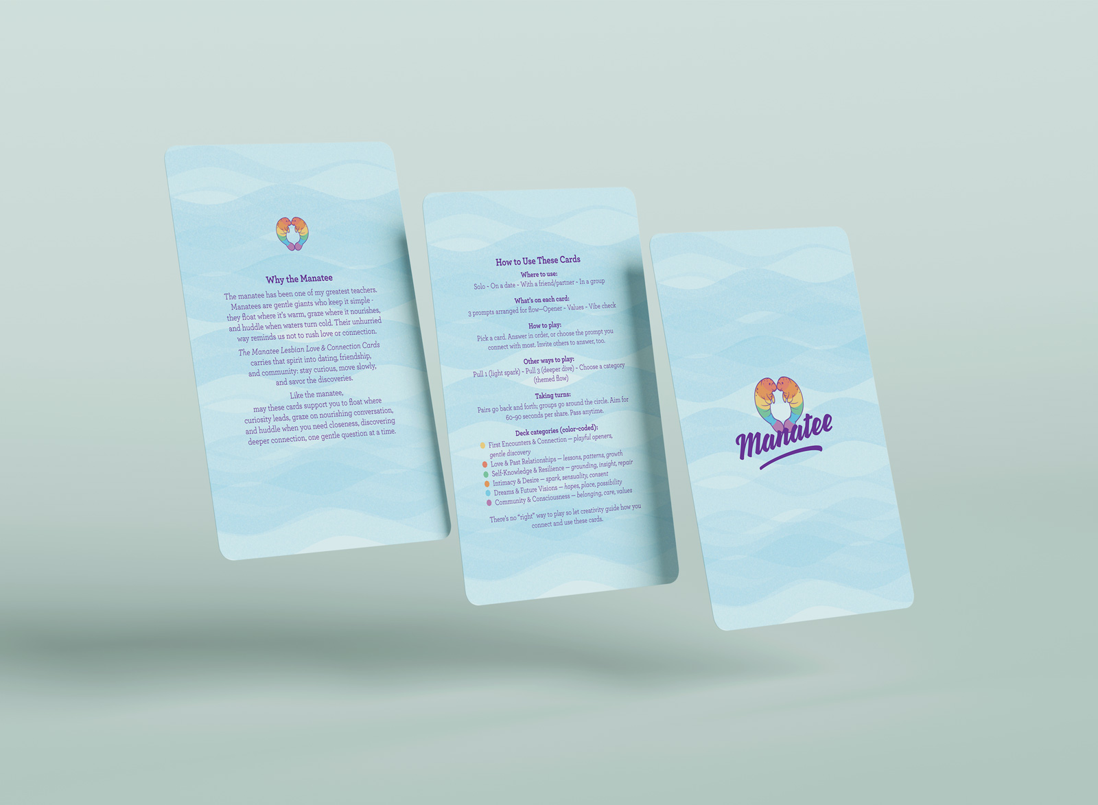 Manatee Lesbian Love & Connection Cards - Image 7