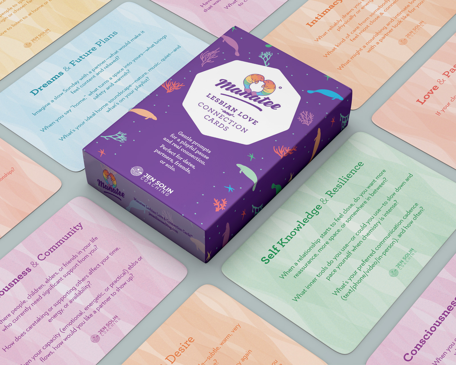 Manatee Lesbian Love & Connection Cards - Image 3