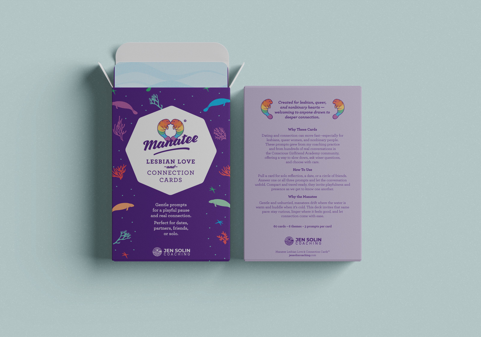 Manatee Lesbian Love & Connection Cards - Image 2