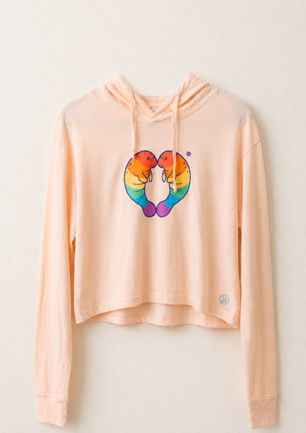 Manatee Love Cropped Hoodie - Image 4
