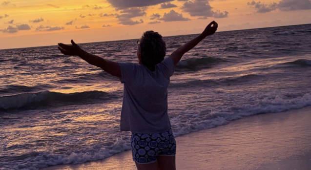 sunset embrace